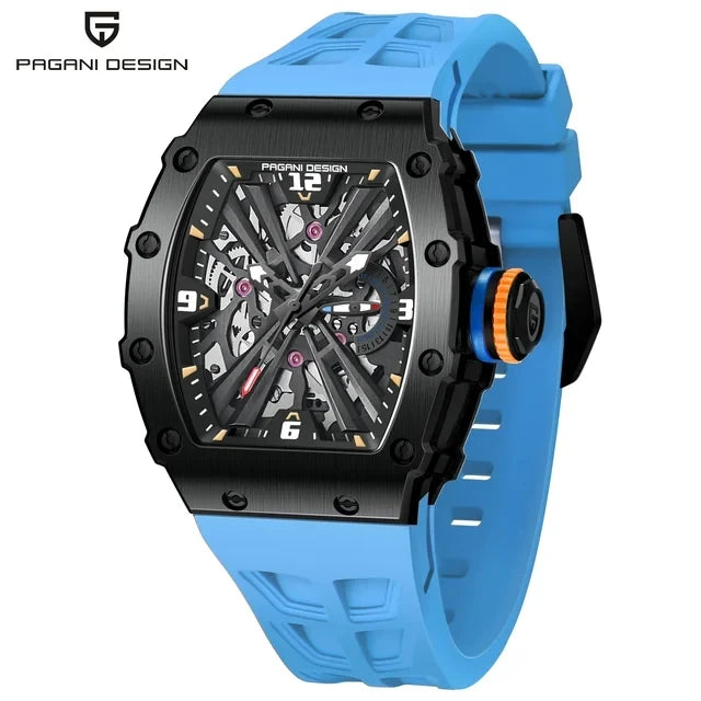 PAGANI DESIGN 1738 New Chronograph Quartz Wristwatch Sport VH65 Watch for Men Sapphire Glass Stainless Steel Case Waterproof