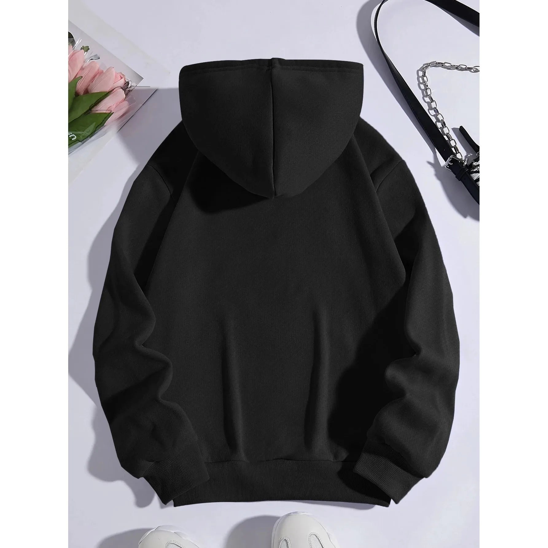 Kinitwear Women's Fall/Winter Pullover Sweatshirt Made in China One Color Leisure Standard Hoodie