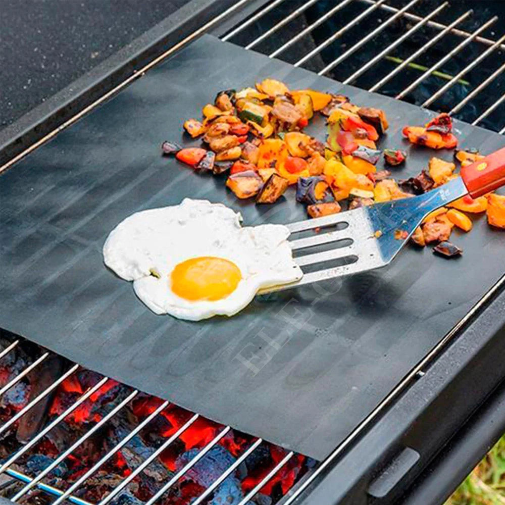 Heavy-Duty Reusable Non-Stick Grill Mats for Electric Grills and Ovens-Essential BBQ Tools