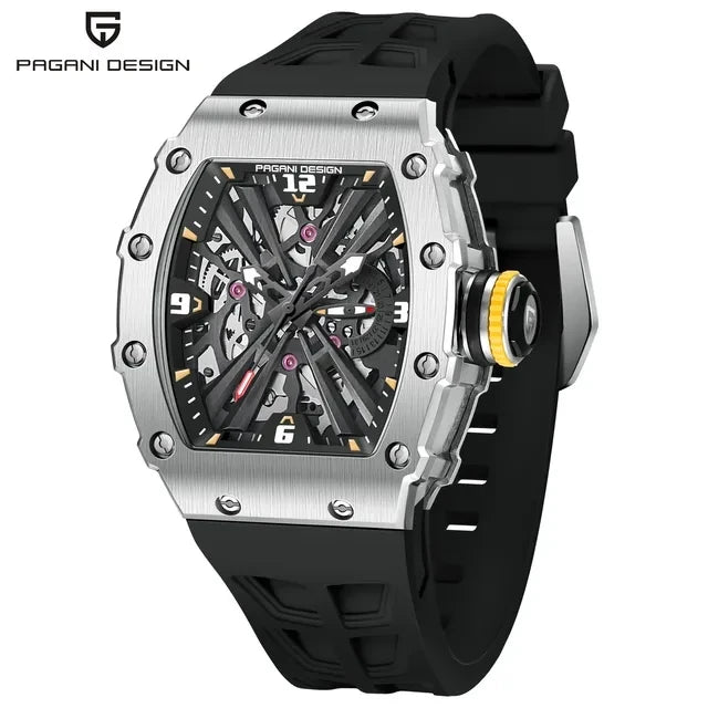 PAGANI DESIGN 1738 New Chronograph Quartz Wristwatch Sport VH65 Watch for Men Sapphire Glass Stainless Steel Case Waterproof