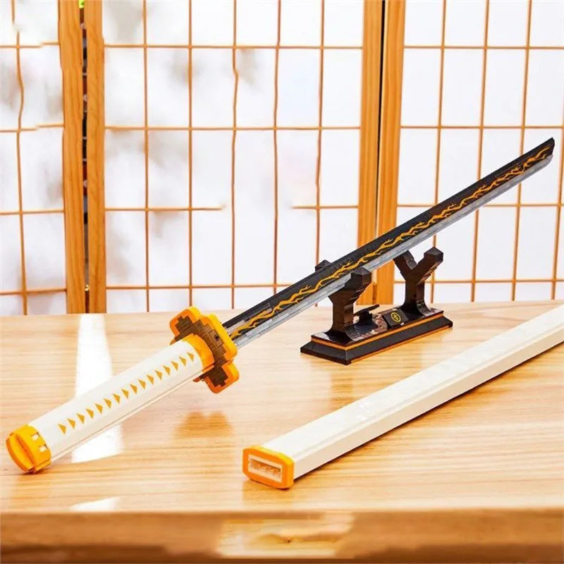Yi Nichirin Sword Building Block Toy | Educational DIY Assembly Toy, Suitable As a Gift for Boys & Kids!