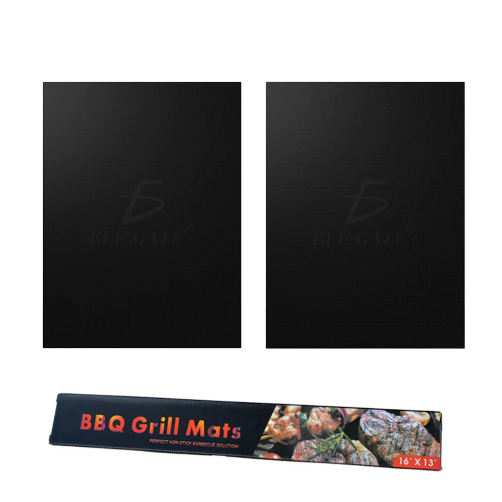 Heavy-Duty Reusable Non-Stick Grill Mats for Electric Grills and Ovens-Essential BBQ Tools