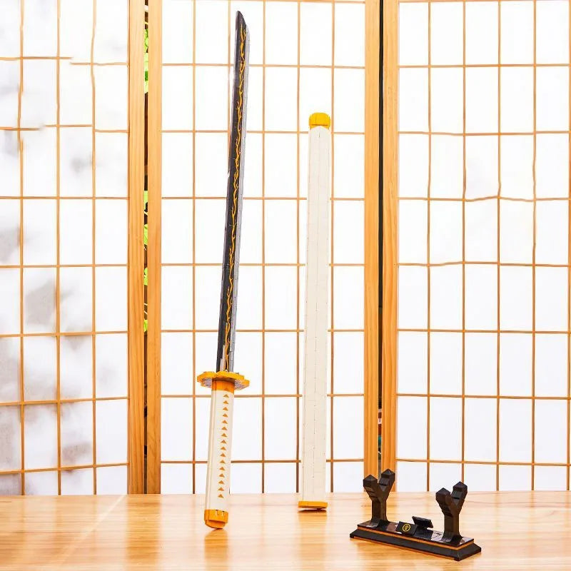 Yi Nichirin Sword Building Block Toy | Educational DIY Assembly Toy, Suitable As a Gift for Boys & Kids!