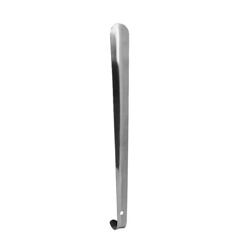 16.5 Inch Heavy Duty Stainless Steel Shoe Horn with Wood Long Heavy Duty Shoehorn