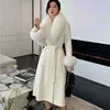 2022 New Style Real Wool Long Coat Quality Woolen Coats