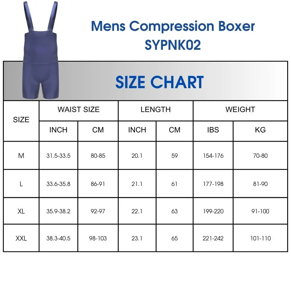 Removal Straps Men's Shapewear Compression Boxer for Tummy Control Mens Body Shaper Waist Trainer for Belly Fat Slimming Shorts