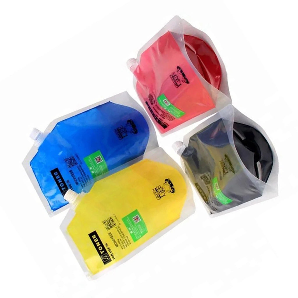 1KG Ink Toner Powder Refill Kits Reset for Sharp DX-C 38 ST-C-C DX-C 38 ST-C-M DX-C 38 ST-C-Y DX-C 38 FT-B DX-C 38 FT-C