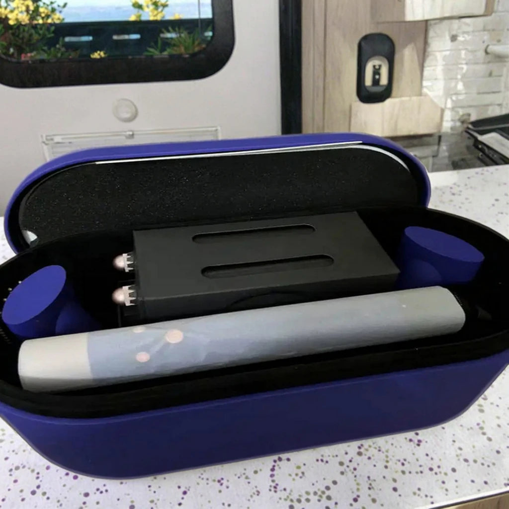 1600W High-Speed Ceramic Curling Iron with Stainless Steel Hairdressing Comb Portable Sonic Hairstylist for Dry Hair & Hotels