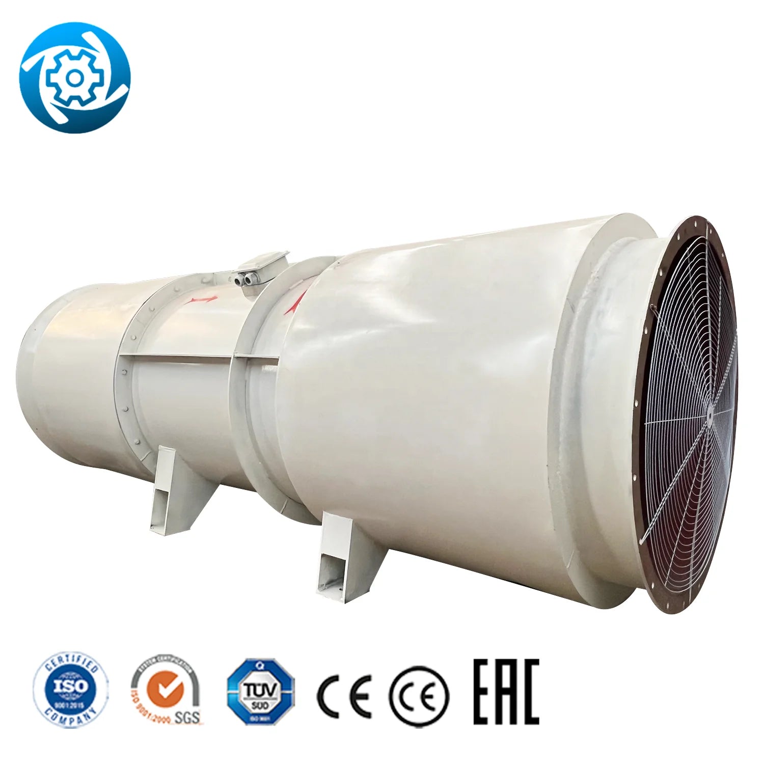 2*55Kw Tunnel Fan Ventilation Fans for the Mining Industry Surface Mine Ventilation Axial Jet Fan