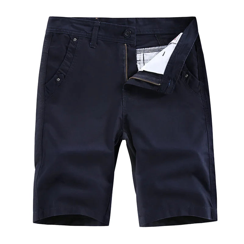 2022 Wholesale Cheap Garment Dyed Zipper Fly Comfortable 100% Cotton Quick Dry Summer Spring Chino Shorts