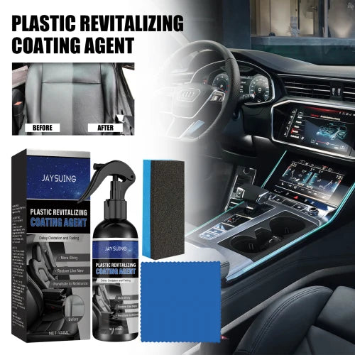 Jaysuing Coating Agent  Car Interior Seat Instrument Panel Clean Stains Polish Maintenance Refurbishment Cleaner