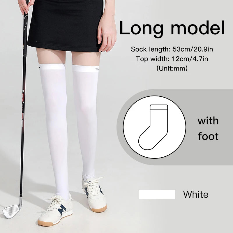 REXCHI XWZ02 Wholesale Customized Thin Soccer Socks Adults Long Tube Breathable Man Sports Over the Knee Golf Socks Women