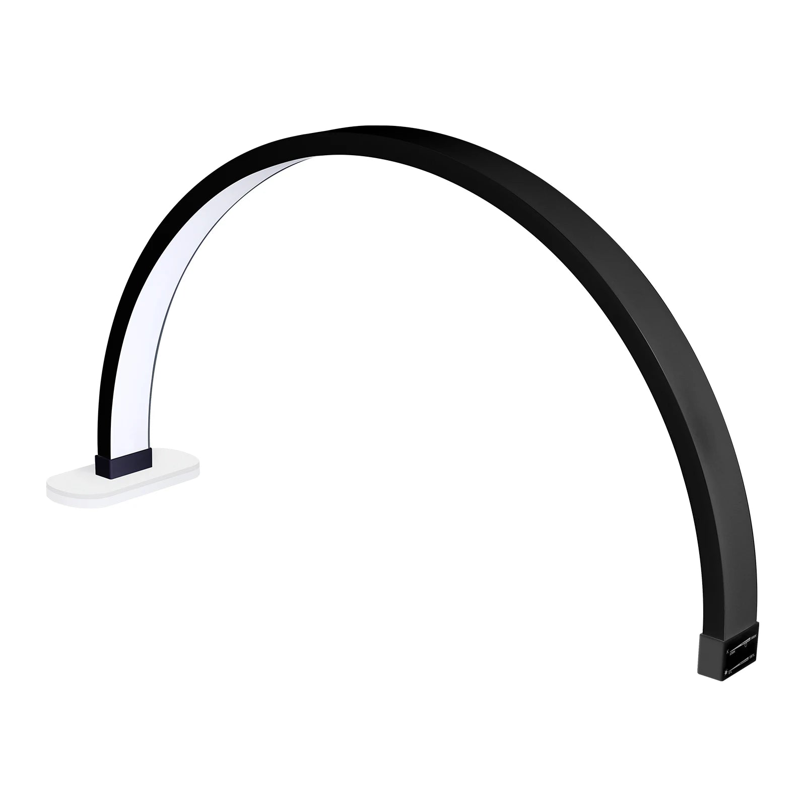 Golden Crystal Table Lamp High Quality 30inch Led Half Moon UV Nail Lamp With Phone Holder Desktop Arch Nail Lamp for Beauty