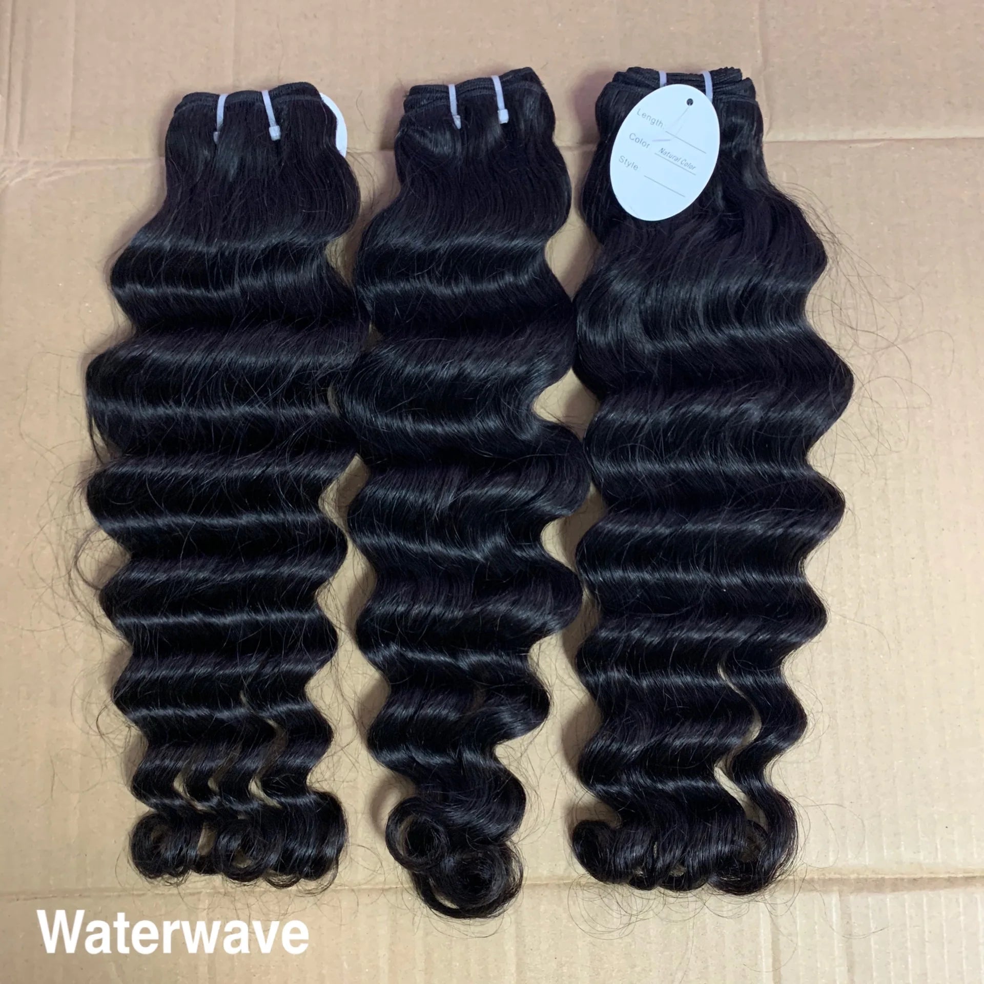 100% Unprocessed Natural Human Hair Raw Loose Deep Wave Hair Bundles Vietnamese Burmese Curly Textures for Birthday