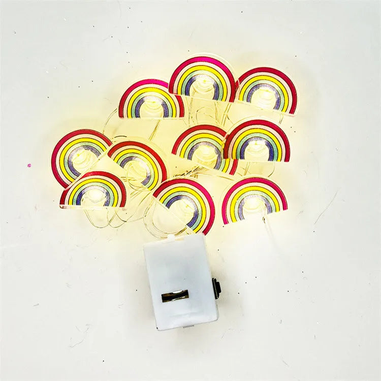 Snowman Candy Cane Design Christmas Party Anniversary Decoration Holiday Indoor Warm White 1m String Light