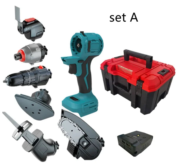18v Batteries Herramientas General Tool Drill Power Cordless Power Tool Kit