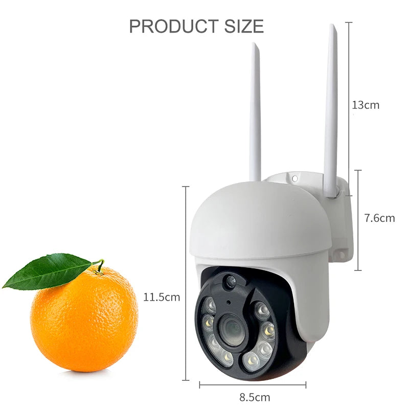 Tuya Smart Life 8CH 8-Camera PTZ Video System 1080P Wireless WIFI CCTV Security Camera NVR Kit Surveillance Systems