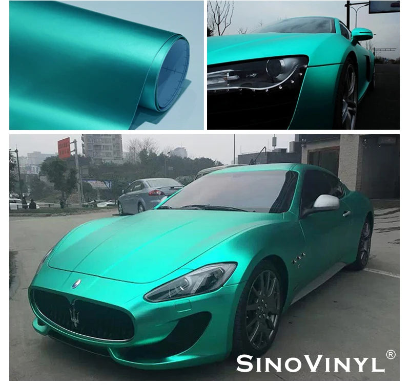 1.52x18M PVC Material Sticker Wholesale Seller Amazing Quality Air Bubble Free Chrome Matt Super Matte Car Wrap Vinyls