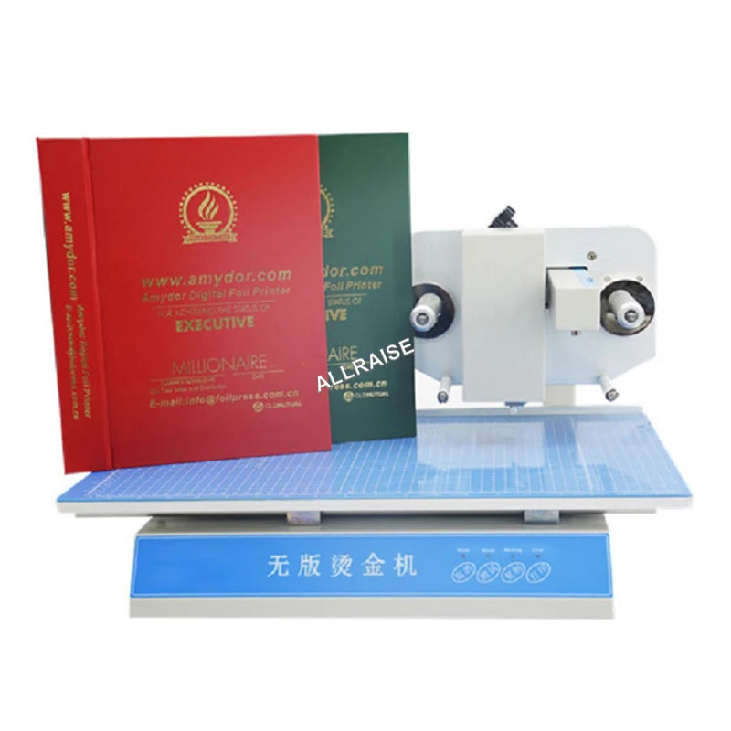 Professional Paper Plastic PVC Aluminium Foil Printer Digital Gold Hot Foil Printer Leather Bronzing Machine