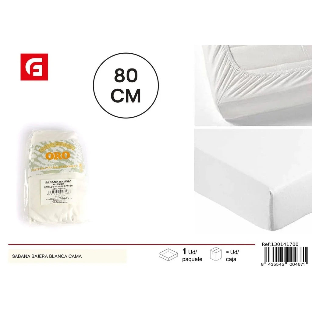 White fitted sheet - Practical and decorative bedding