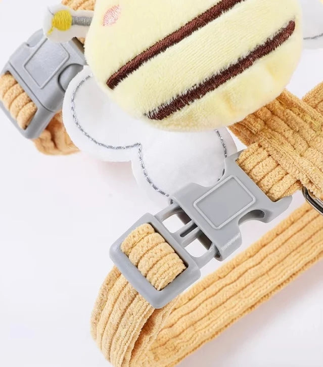 US LOCAL STOCK Small Cat Harness Wing Decor Walking Vest Leash Set for Cats Small Dogs Adjustable Pet Cat Harness Accessories