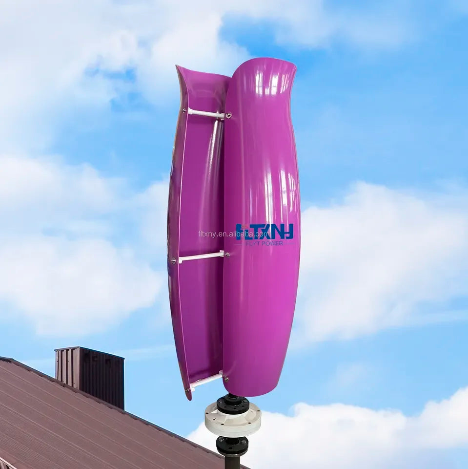 1kw 2000w 48v Tulip Windmill Power Plant Vertical Axis Wind Generator 600w 12v Wind Turbine for Home Used Free Energy