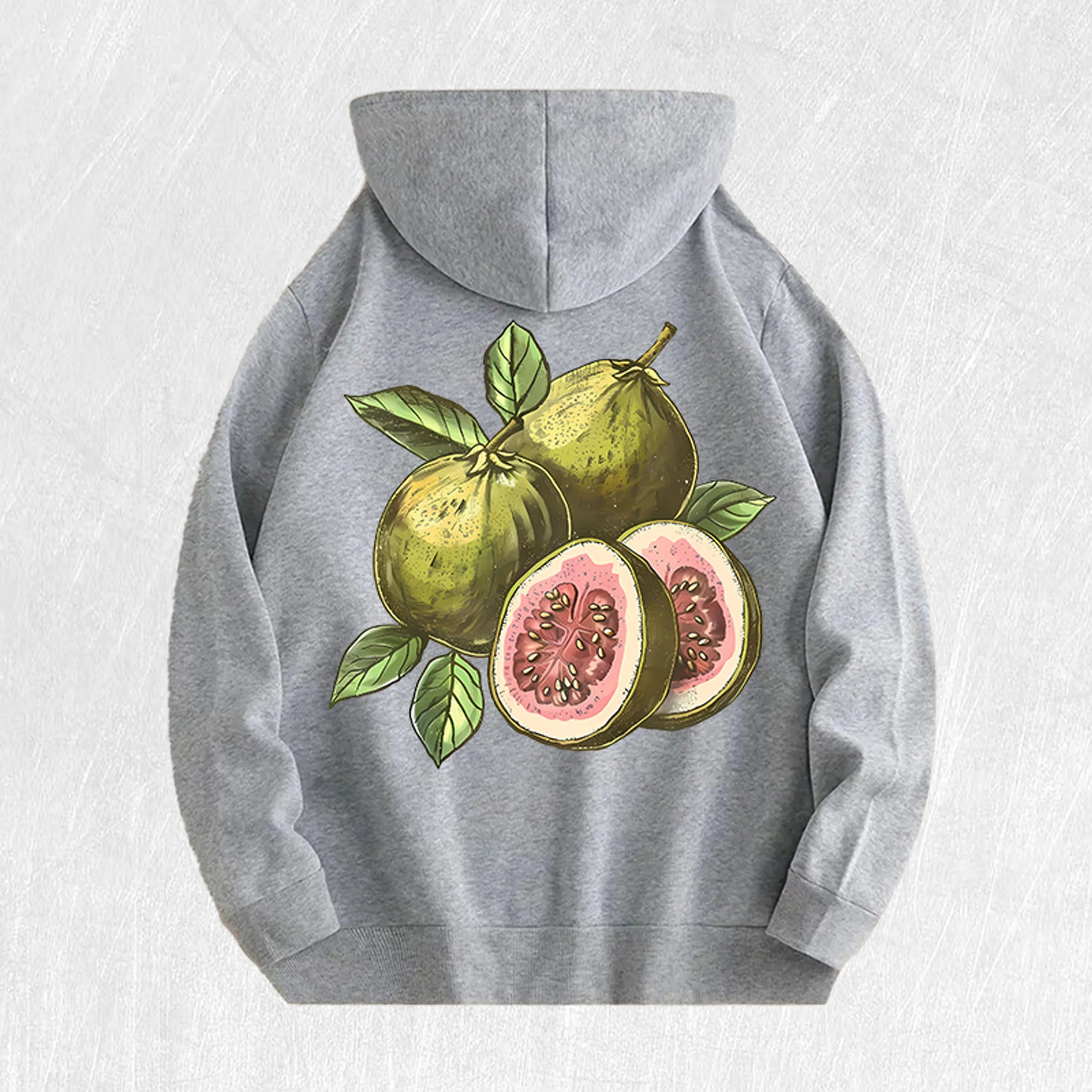 Guava Graphic Hoodie 100% Cotton US Warehouse 7 Colors