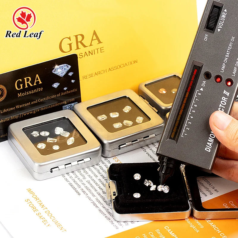 Redleaf Moissanite DEF Vvs Gra Certified Various Shapes Diverse Colors Moissanite Diamond