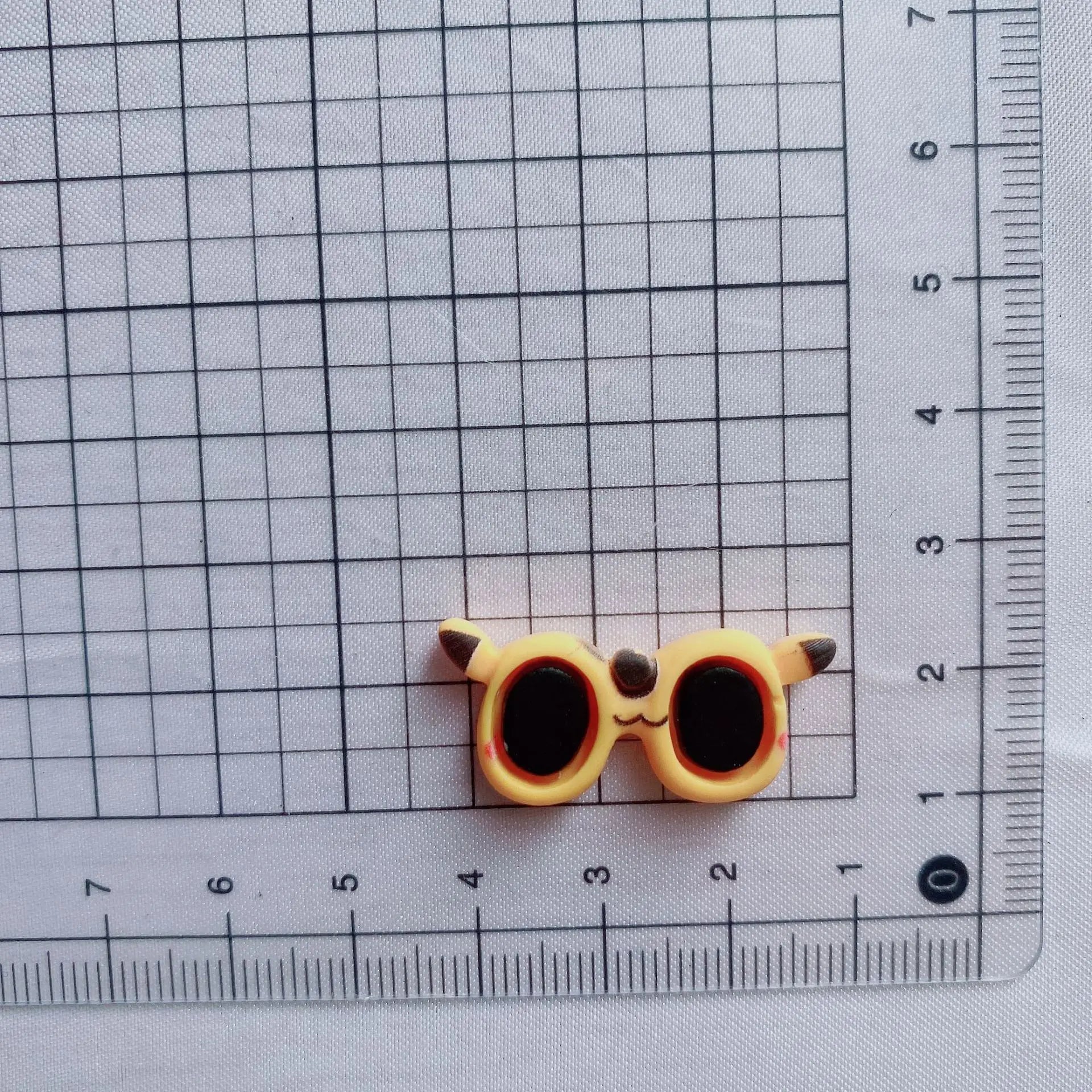 100Pcs Cute Mini Cartoon Glasses Flatback Resin Cabochon Nails Art Manicure Decoration DIY Craft Nail Charms Accessories