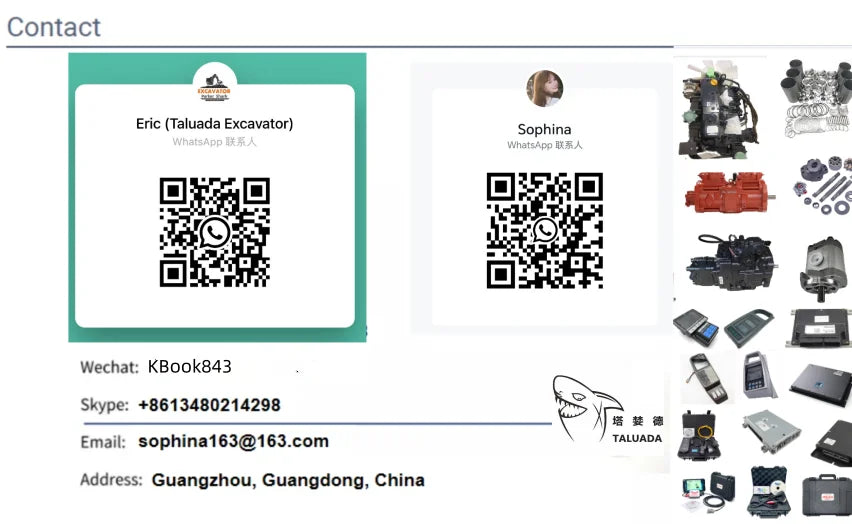 TALUADA High Quality Mini Excavator Parts Custom Stickers Komatsu PC15 Arm Sticker Rear Hood Motor Stickers