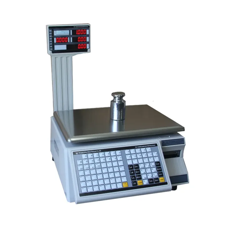 Veidt Weighing Dahua TM-F1 Cash Register POS System Commercial Supermarket Label Scale 30kg Weighing Printer Scale