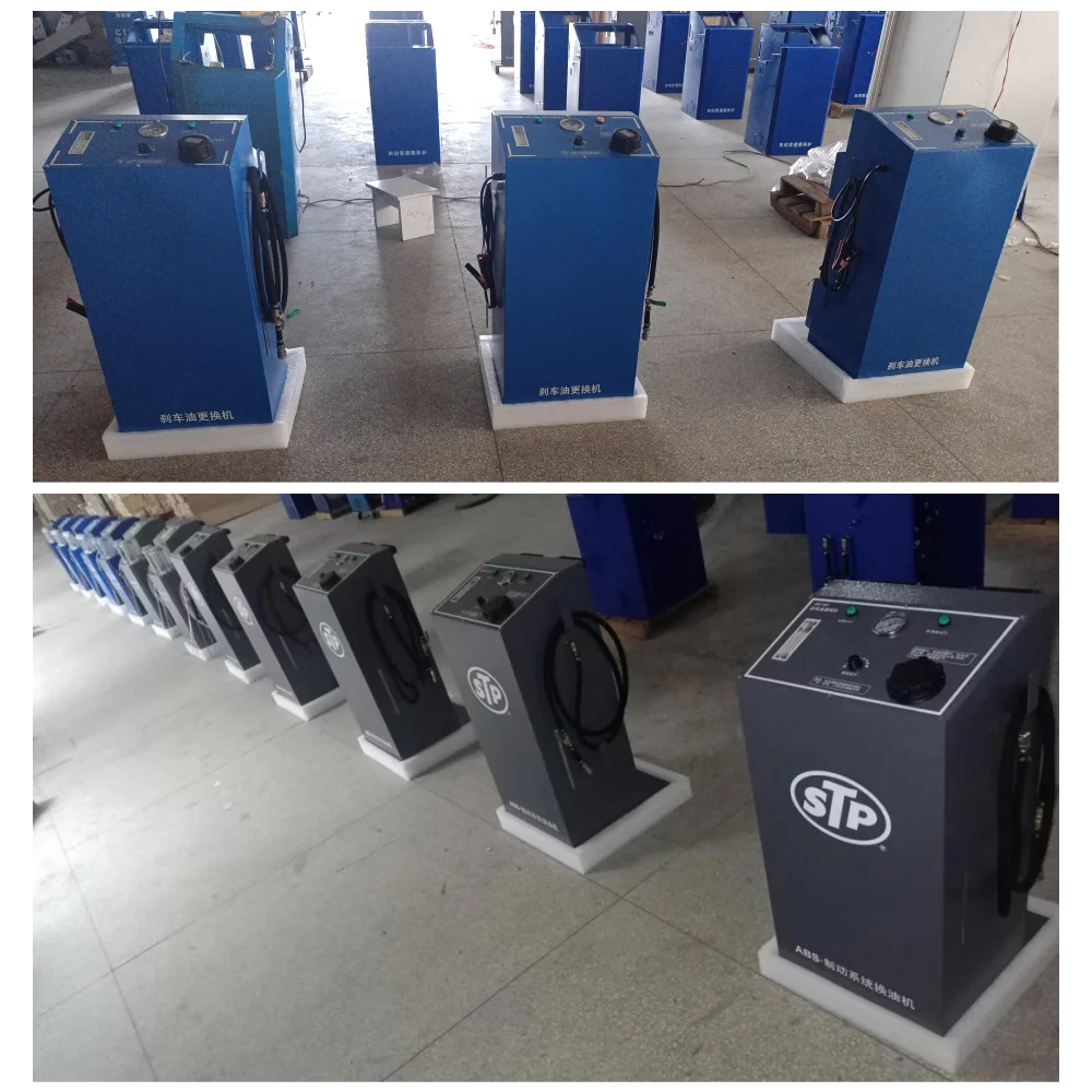 110v/220v Single Cylinder Brake Oil Changer Steel Fluid Pump Bleeder Car Brake Oil Changer