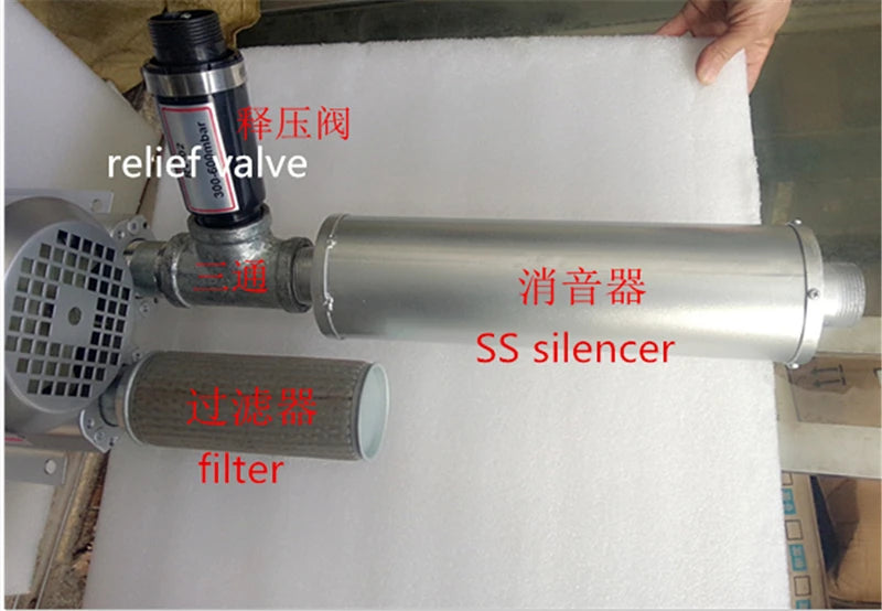 1.5*1.2*1.5 Inch  T Connection Used  for Pressure air Ring Blower/vortex Pump/regenerative Blower
