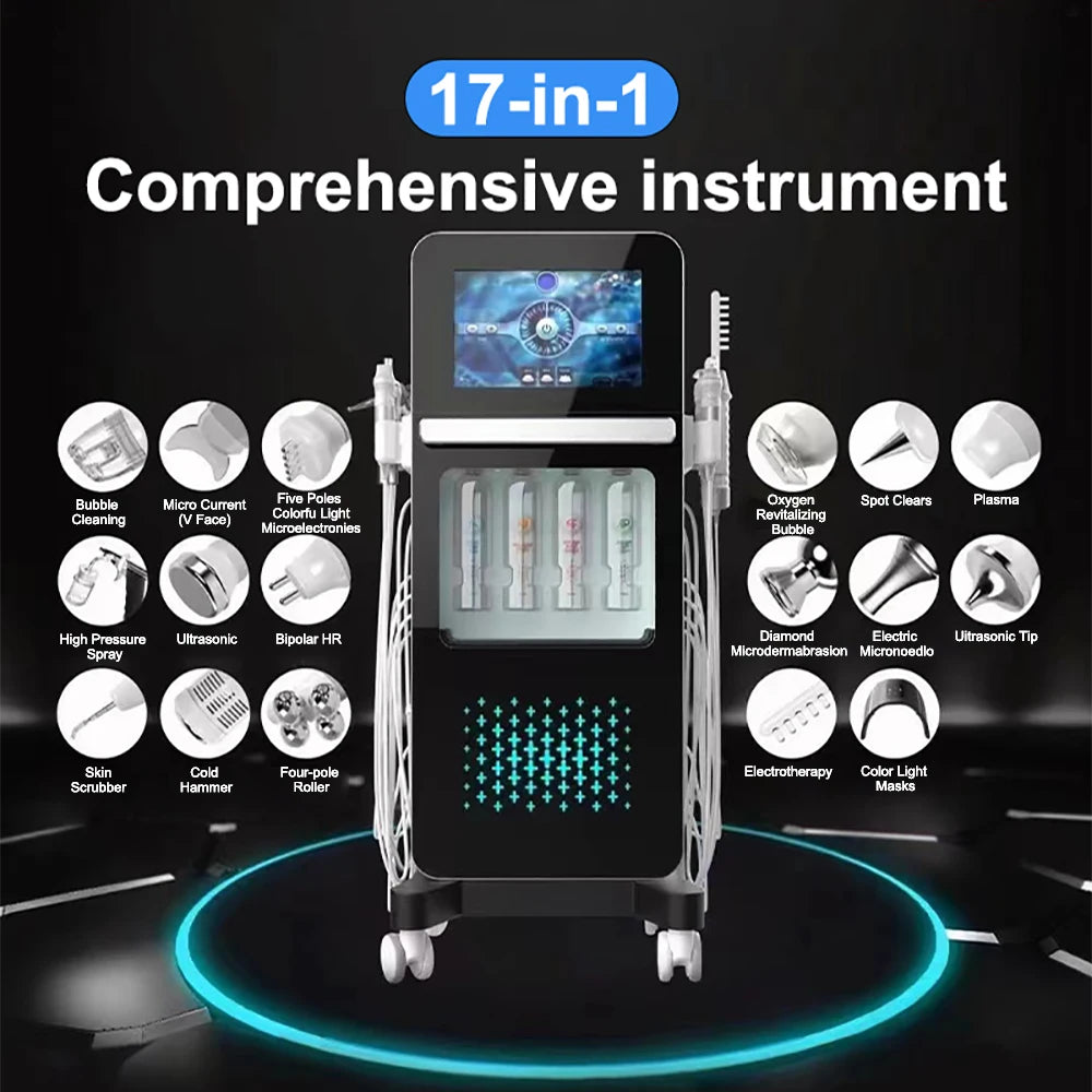 2024 Professional Multi-functional Salon Facial Equipment Water Oxygen Diamond Dermabrasion Head Beauty