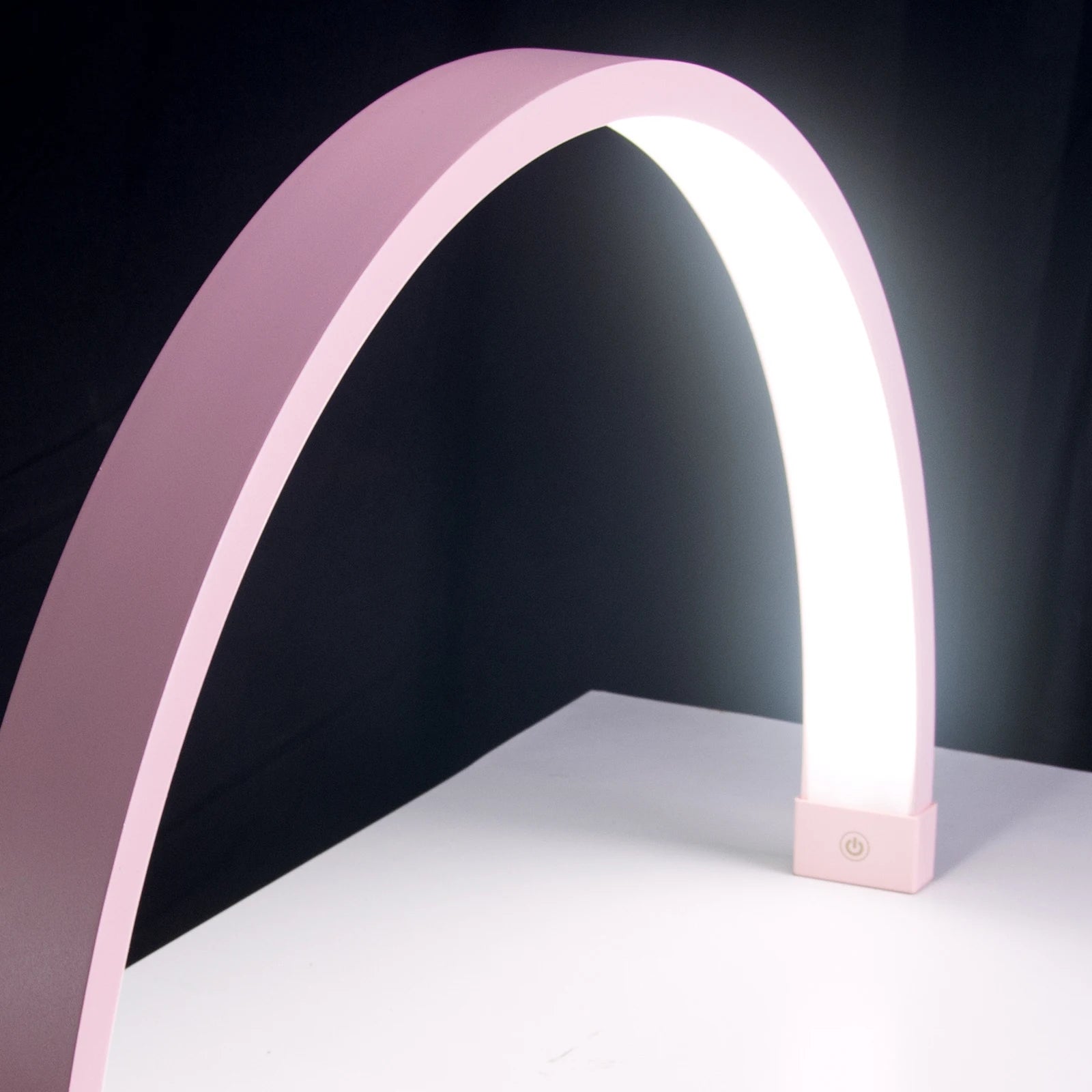 Golden Crystal Table Lamp High Quality 30inch Led Half Moon UV Nail Lamp With Phone Holder Desktop Arch Nail Lamp for Beauty