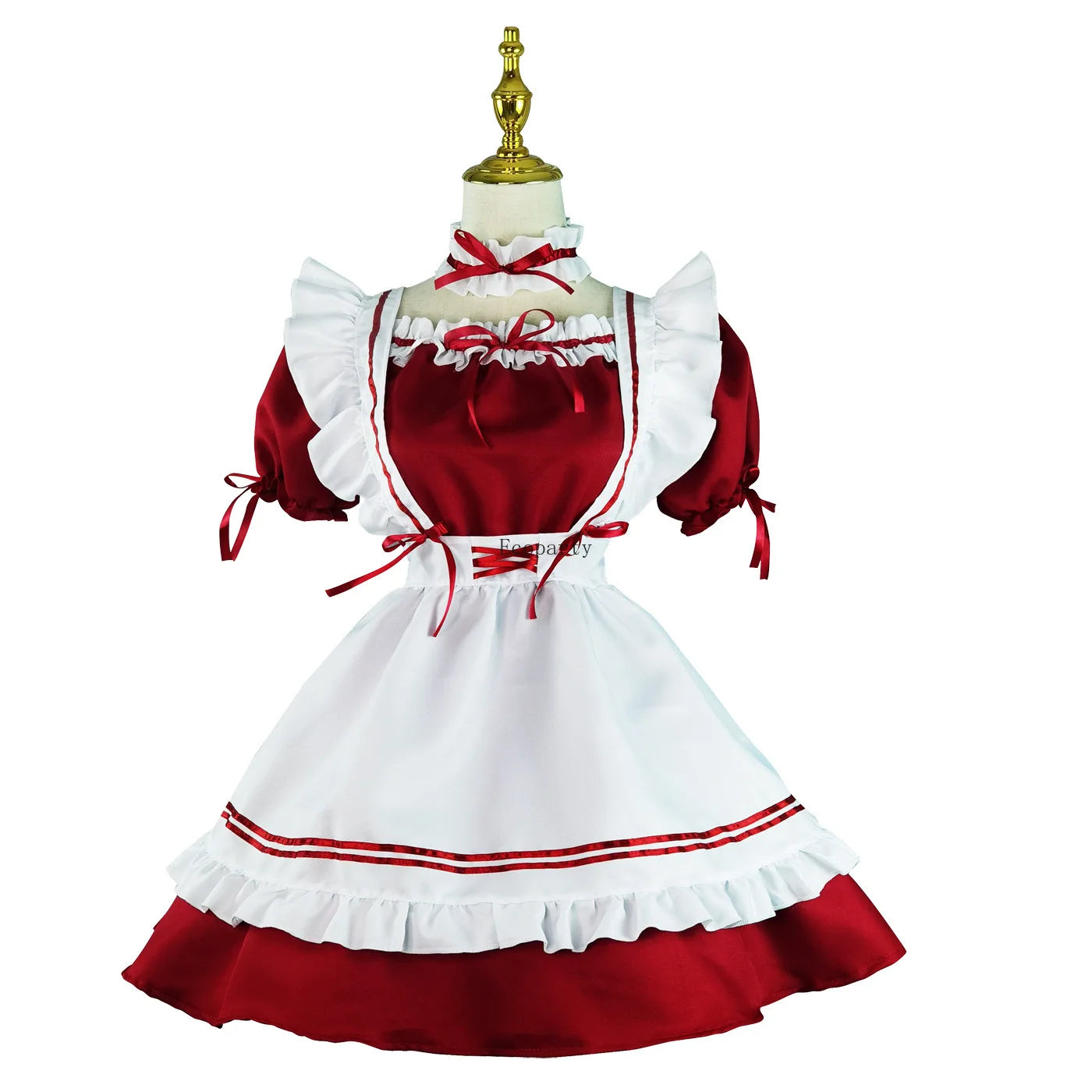 2021 Black Cute Lolita Maid Costumes Girls Women Lovely Maid Cosplay Uniform Animation Show Japanese Outfit Dress Clothes
