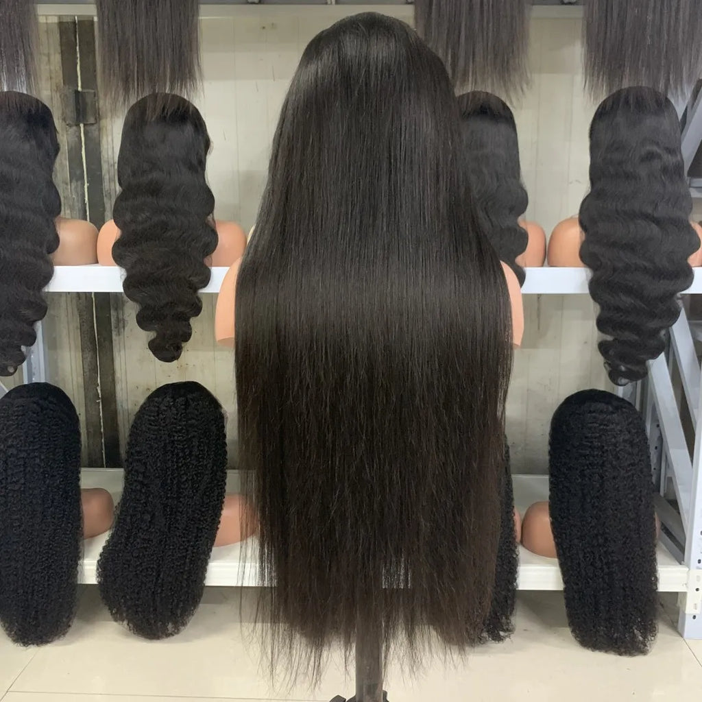 Wholesale Double Drawn 13X4 13X6 HD Swiss Lace Frontal Wig,Raw Virgin Cuticle Aligned Wig,Brazilian Human Hair Lace Front Wig