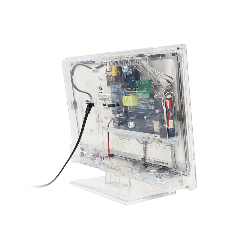 13'' Clear TV  Prison Transparent Retro Gaming  Secureview Jail Prison Color TV