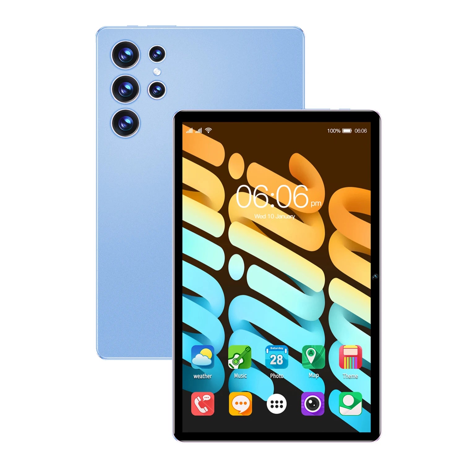 10 Inch Metal Case High Speed Business Gaming Learning RAM 6GB ROM 128GB Long Standby Tablet PC