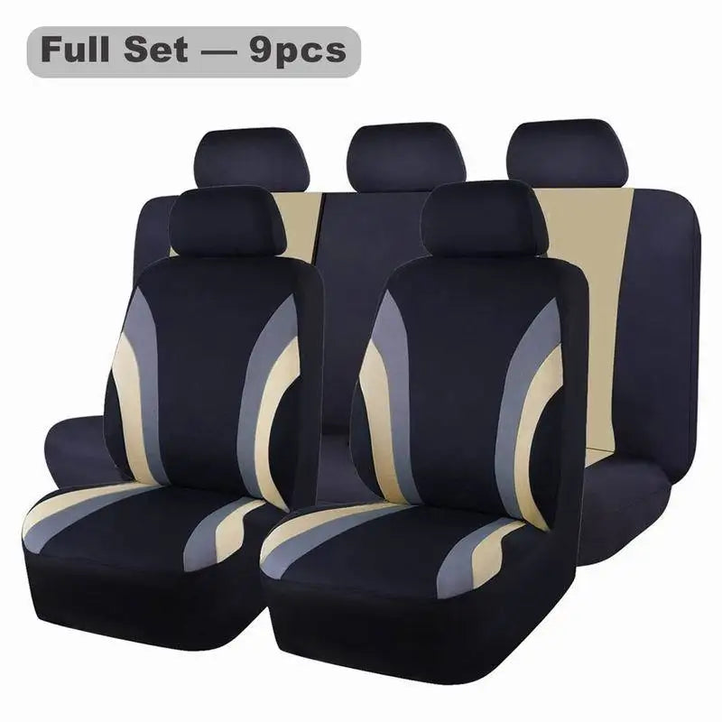 Universal Car Seat Cover Four Seasons With 2 Zippers Car Seat Cover Set Car Seat Protector