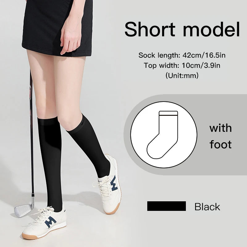 REXCHI XWZ02 Wholesale Customized Thin Soccer Socks Adults Long Tube Breathable Man Sports Over the Knee Golf Socks Women