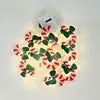 Snowman Candy Cane Design Christmas Party Anniversary Decoration Holiday Indoor Warm White 1m String Light
