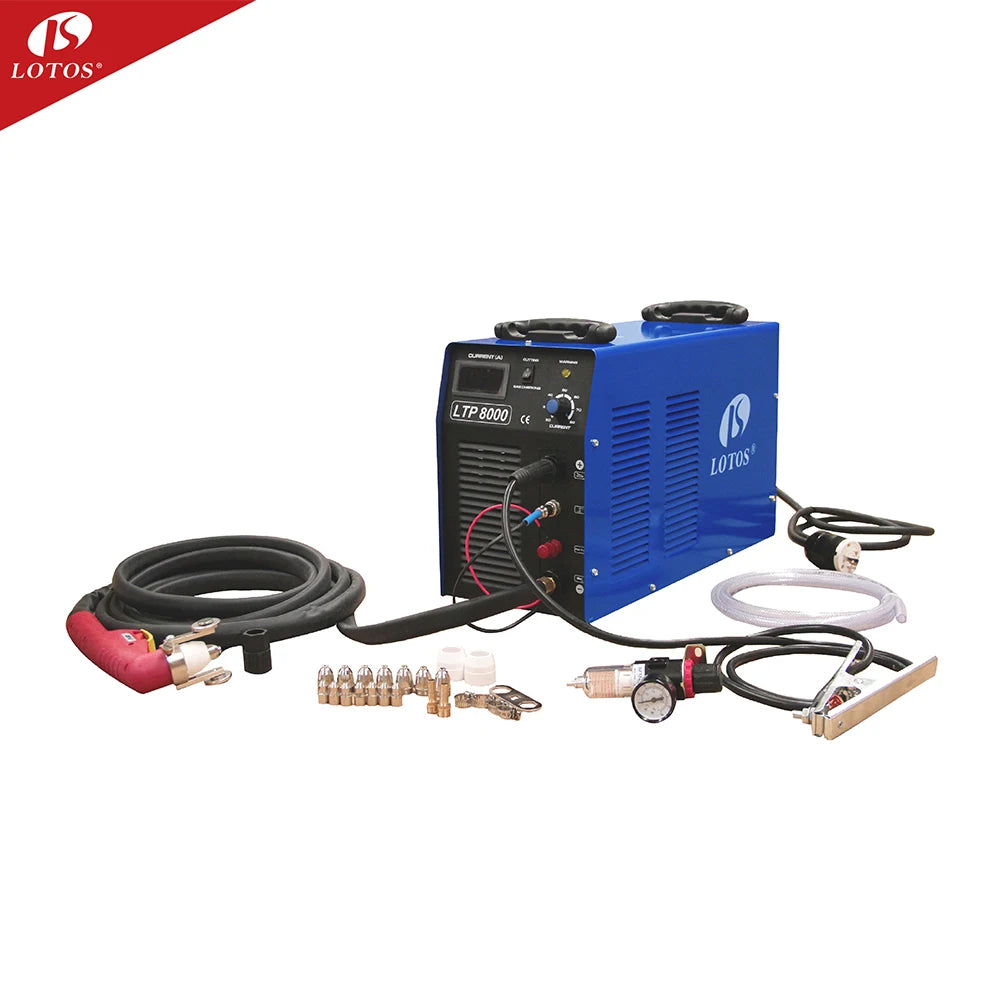Lotos LTP8000 Factory Price  Portable Plasma 80 Amp 25mm Cutting Plasma Cutter Machine Tool Equipment  for Black Friday Gift