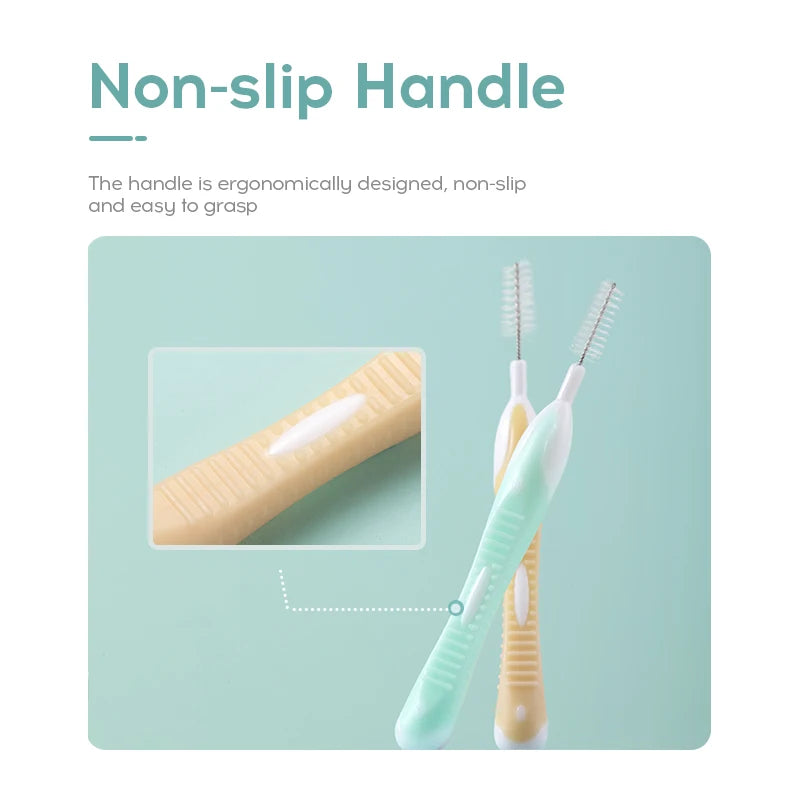 USA Warehouse 50 Picks Bulk Pack Hot Trending Products Top Selling High Quality Oral Care Cleaning Dental Interdental Brush