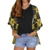 2022 New Arrivals Hawaii Polynesian Tribal Design Chiffon Cardigan Cloak Women's Casual Short Kimono Cardigan Coat Dropshipping