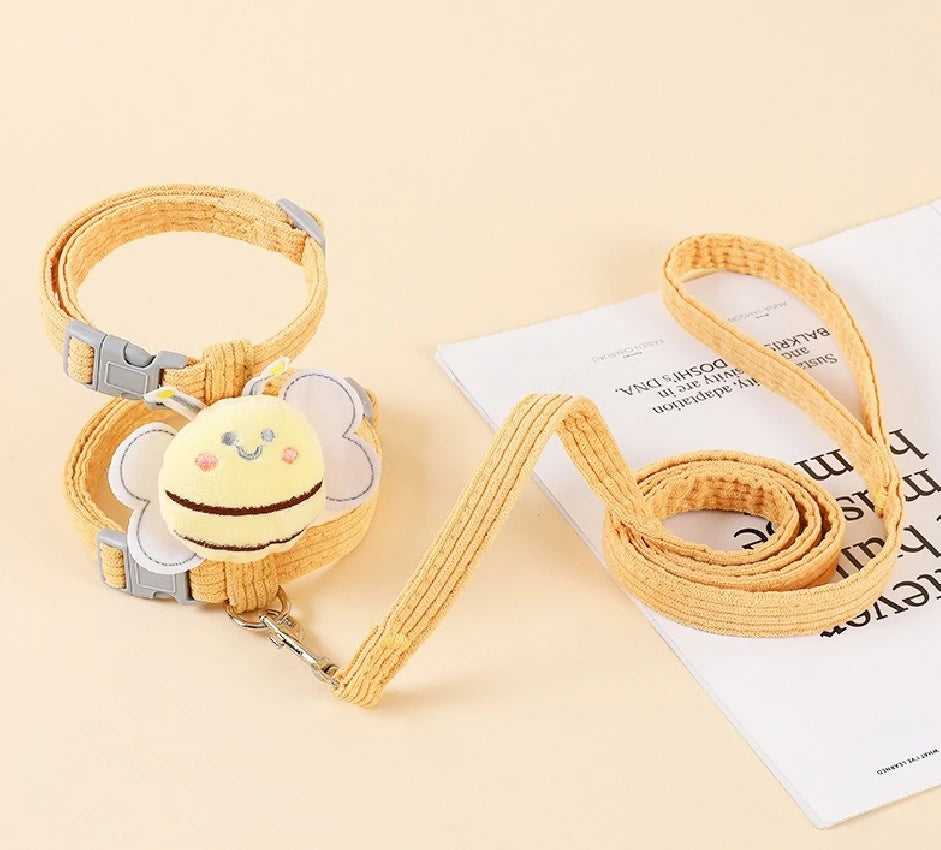 US LOCAL STOCK Small Cat Harness Wing Decor Walking Vest Leash Set for Cats Small Dogs Adjustable Pet Cat Harness Accessories