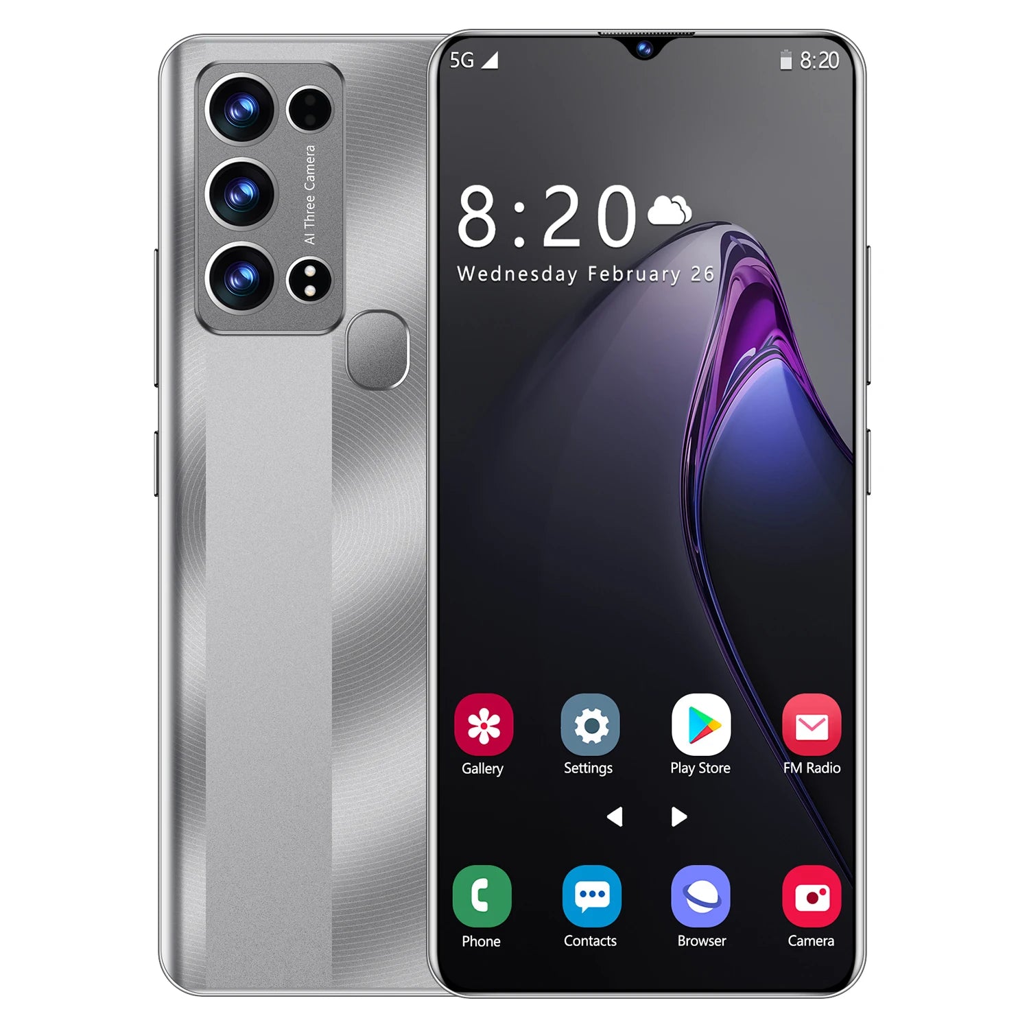 2023 New Arrival Rino9 Pro 16GB+1TB 16MP+32MP Android 12 Unlocked Cell Phone Dual SIM Card Mobile Smart Phone