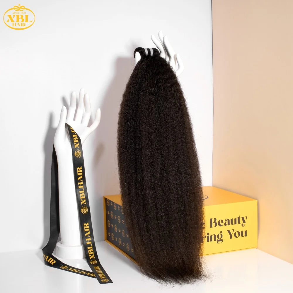 USA Hot Sale Long Natural Black Straight Raw Indian Hair Extensions for High-End Hair Salons