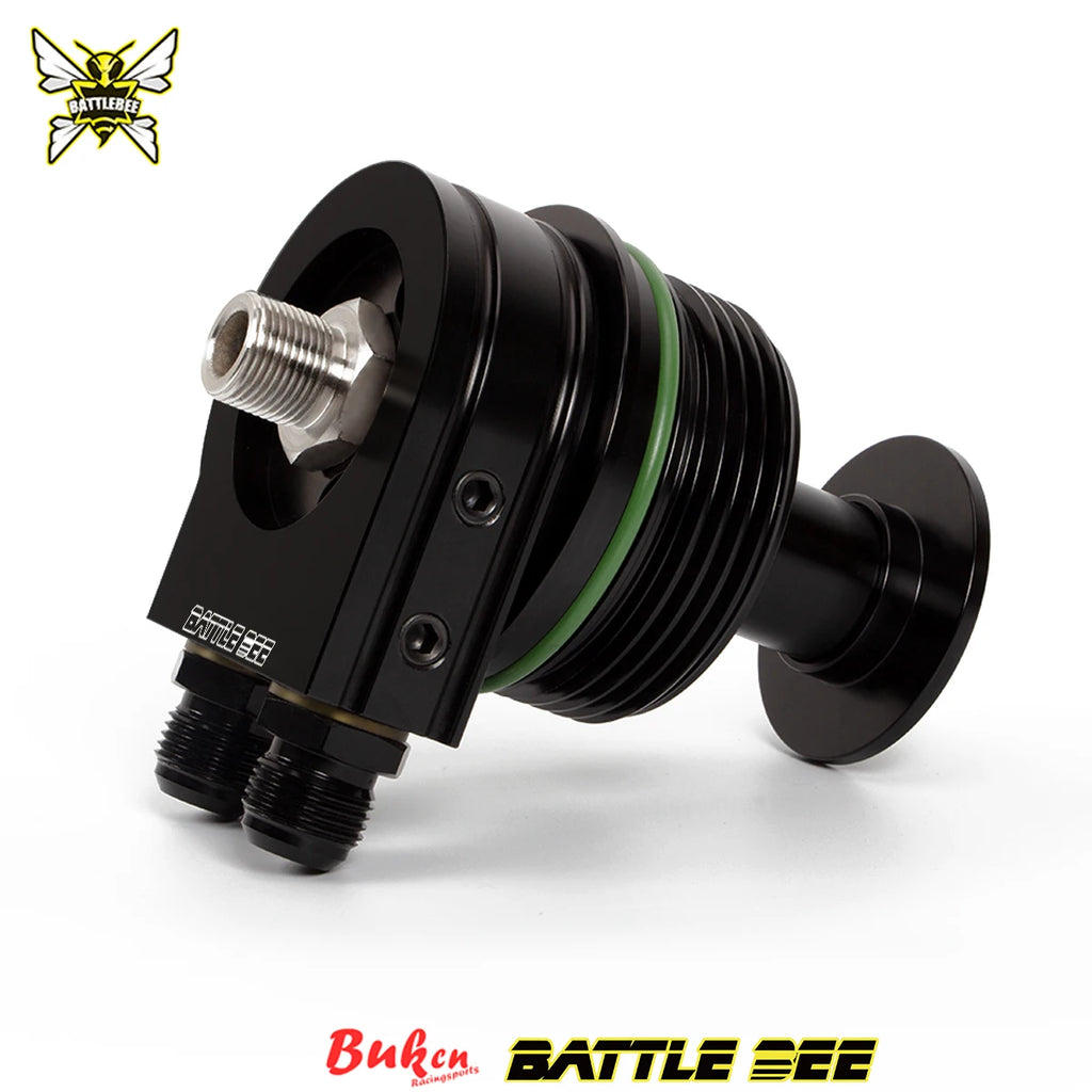 1Unit Thermostat Engine Oil Cooler Adapter for Au*di B9 S4 S5 Rs4 Rs5 3.0T V6 TFSI Po*rsche 2.9T V6 BATTLEBEE BB-OCA-114T