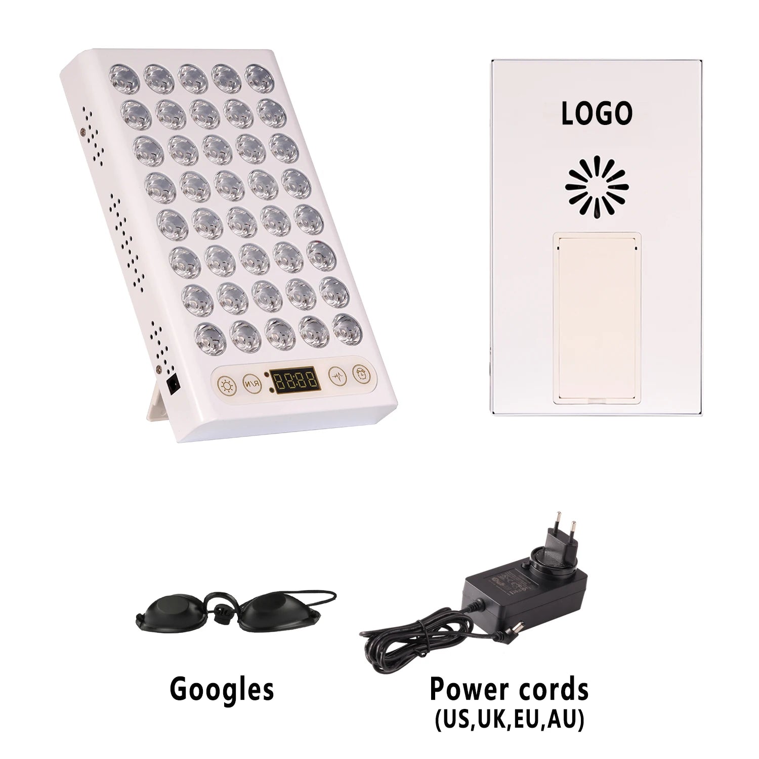 200W Infrared LED Red Light Therapy Device 660nm 850nm Home Therapy Lamp for Face Desktop Type US & CN Plugs